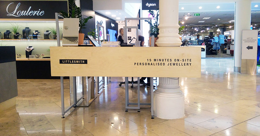 Personalised Jewellery Selfridges 2024 | bbmgroup.com